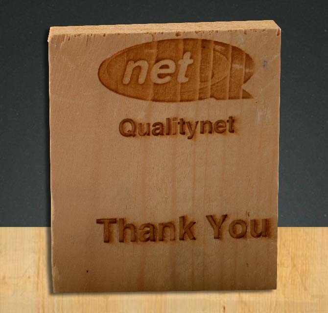 Custom Wood Engraved Plaque
